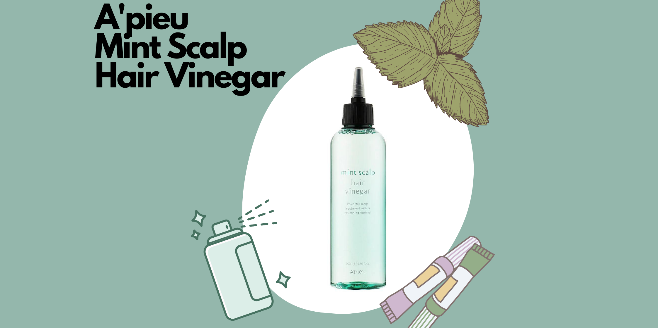 A'PIEU Mint Scalp Hair Vinegar