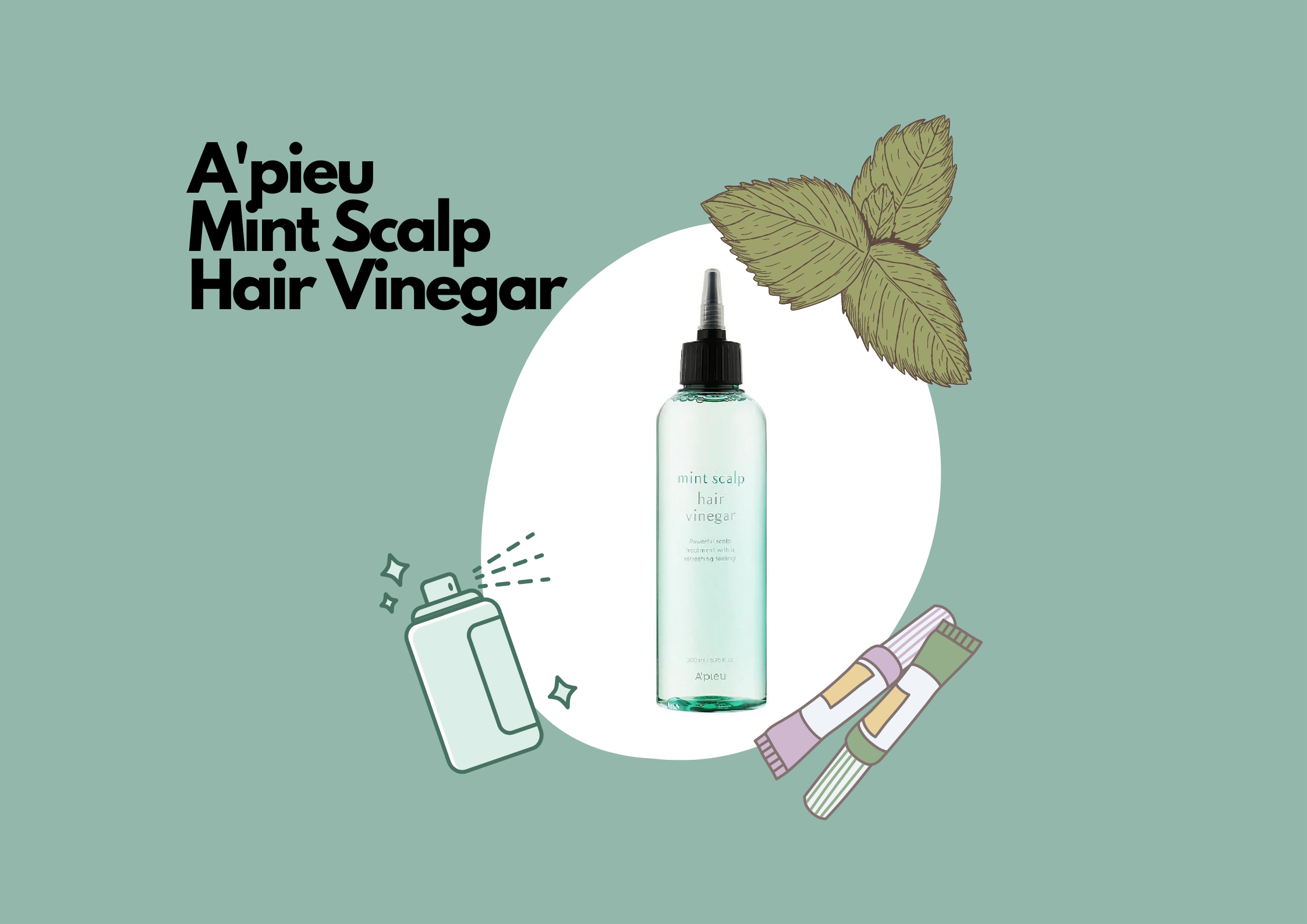 A'PIEU Mint Scalp Hair Vinegar