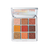 9 Colors Eyeshadow Palette - Orange [#15 Orange]