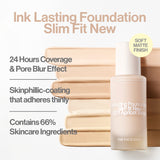 Ink Lasting Foundation Healthy Glow SPF35 PA++ [#N203 Natural Beige]