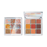 9 Colors Eyeshadow Palette - Orange [#15 Orange]