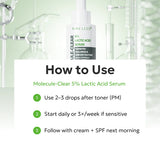 Molecule-Clear 5% Lactic Acid Serum